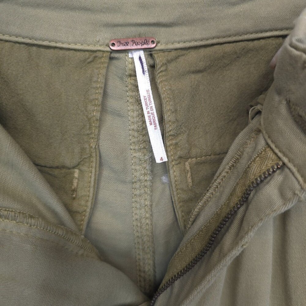 Free People High Waist Abby Chino Pants Size 4 - Picture 6 of 8